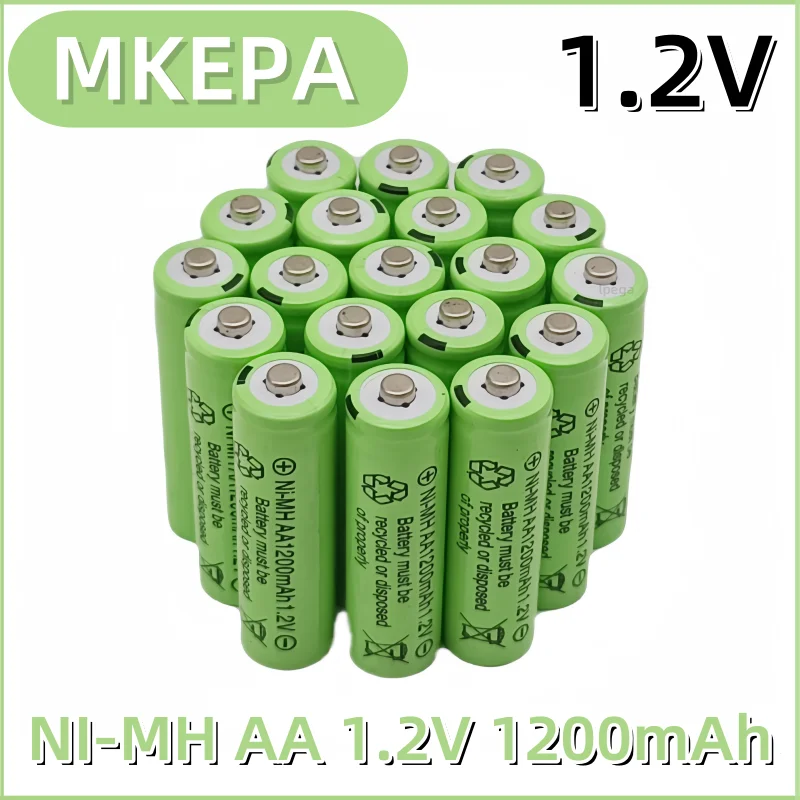 AA 1.2V 1200mAh battery Ni-MH lpega rechargeable battery Toy Remote control Rechargeable Batteries AA 1.2V