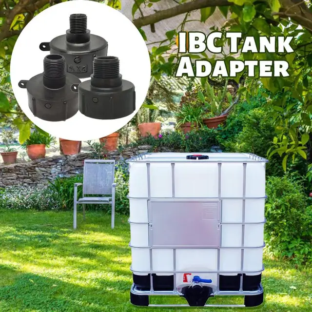 1000 Liter Ibc Tartály Adapter Műanyag Tömlő Tote Víztartály Illeszkedő Kerti Ton Hordó Tartozékok - Image 3
