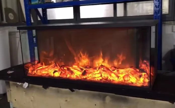 1000x300x400mm Insert Type 3 Sided Electric Fireplace With CE Electric Fireplace TV Cabinet
