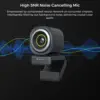 Nearstream V08AF 4K Webcam for PC, HDR 1080P 60FPS Noise Canceling Mic, 45°-95°Adjustable FOV, Auto Focus, AI Framing 1