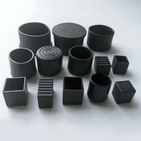 Rubber Chair Leg Tips Caps Non-Slip Round Furniture Feet Pads Protective Covers Sofa Chair Table Floor Protectors Home Office 5