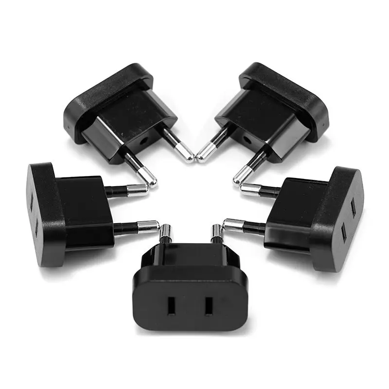1/20pcs US to EU Plug Adapter Converter Electrical Sockets Travel Adapter Charger Outlet Wall Socket Plug Adapter Electrical Socket Power Socket Extension Sockets