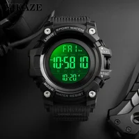 YIKAZE 9030 Waterproof Digital Watch Men's Sports Watches LED Alarm Clock Electronic Wristwatch Military clock for man Kids Gift 1