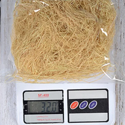 황마 둥지 재료 둥지 및 섬유 조류 카나리아 핀치 둥지, 잔디 새 케이지 액세서리 장식, 30g, 1 팩 2