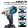 Cordless Electric Impact Wrench Power Tool Brushless Electric Wrench Hand Drill Socket For 21V Battery 1