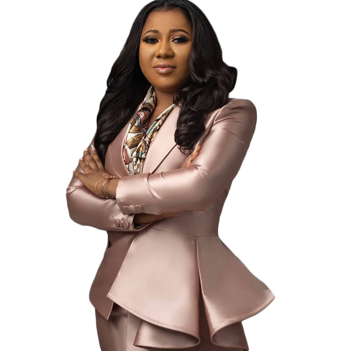 Fashion Slim Fit Mother of Bride Dresses mother bride dresses Peaked Lapel Single Breasted Jacket Plus Size African Casual Women Blazer 2 Piece Set