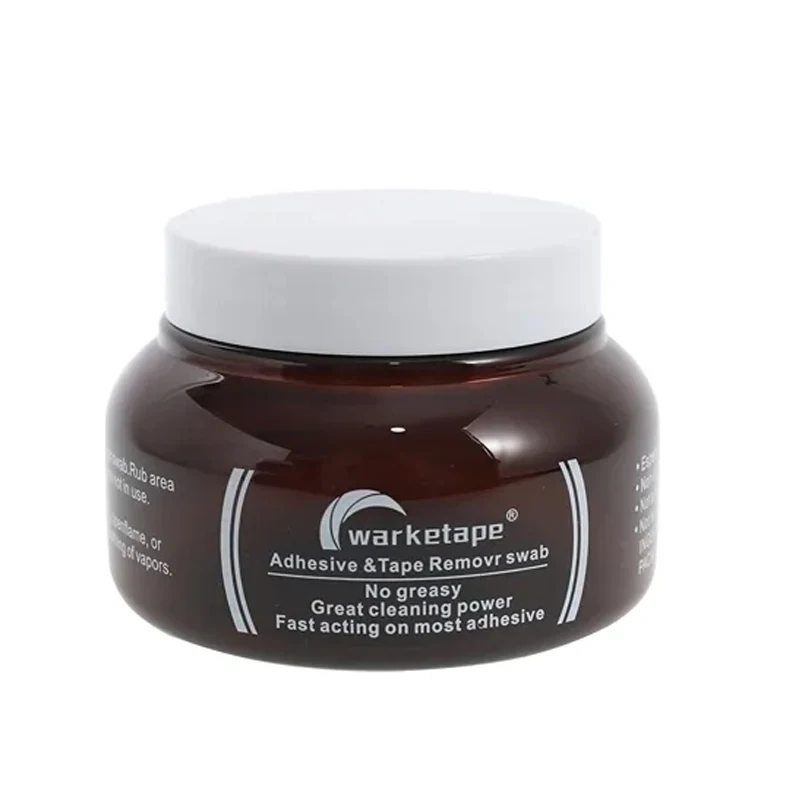 Adhesive & Tape Removr swab, Cleaning Remove Residual Adhesive From Wig Glue And Wig Double-Sided Tape 36Pcs/bottle