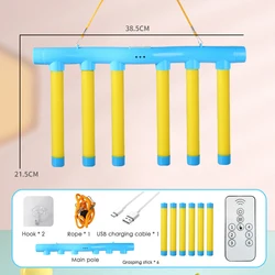 Challenge Falling Sticks Game - Interactive Reaction Training and Educational Toy (With controler)