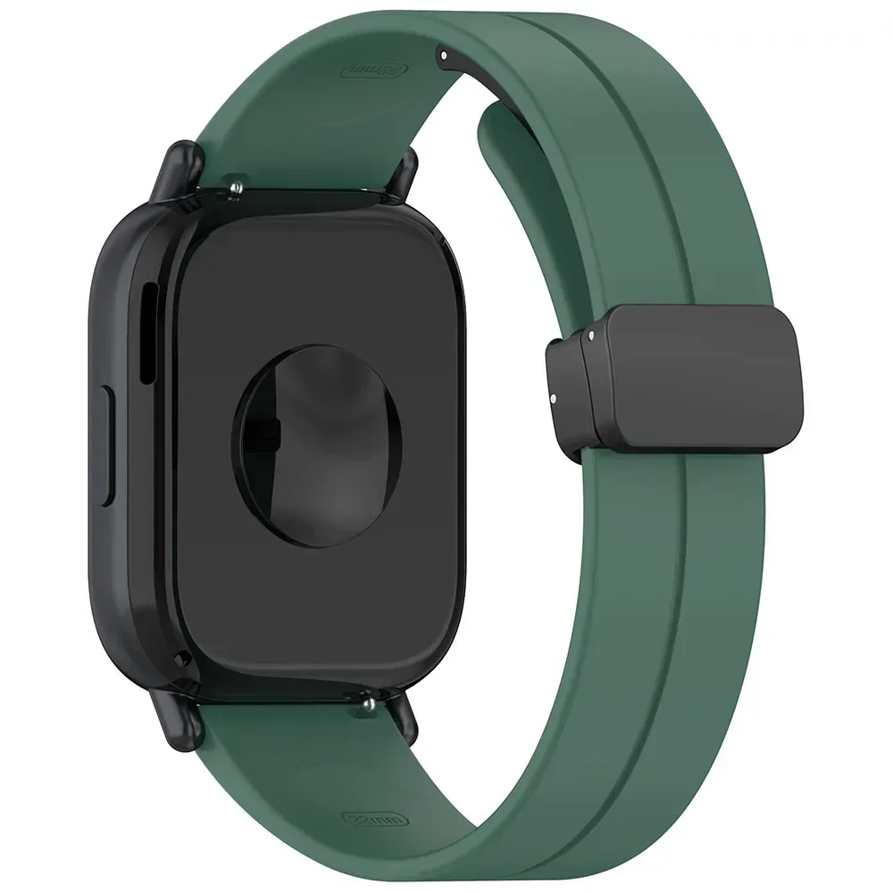 Soft Silicone Magnetic Buckle Watch Band - 20mm/22mm