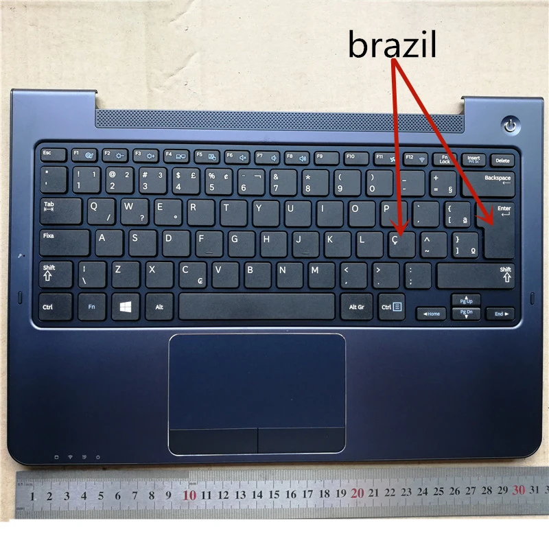 

Новая верхняя крышка для рук, верхняя крышка корпуса клавиатуры для Samsung np 530U3C 530U3B 532U3X 532U3C 540U3C, Нижняя крышка, Нижняя крышка