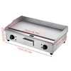 28" Commercial Electric Griddle 110V 3000W Electric Countertop Griddle Non-Stick Restaurant Teppanyaki Flat Top Grill Stainless 4