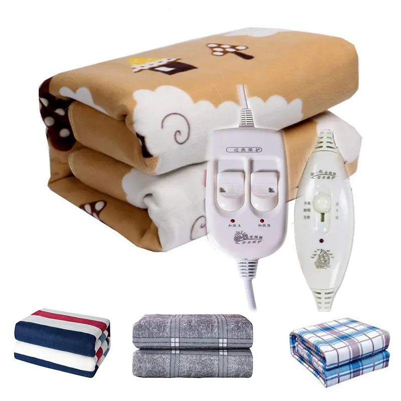 Electric Blanket 110-220V Heater Smart Control Heated Blanket Winter Electric Heating Carpet Heated Mat
