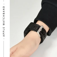 Bracelet intégré en TPU pour Apple Watch Series 9 8 7 6 SE 5 4 3 2 1, bracelet de sport pour iWatch 38/40/41/42/44/45/49mm 6