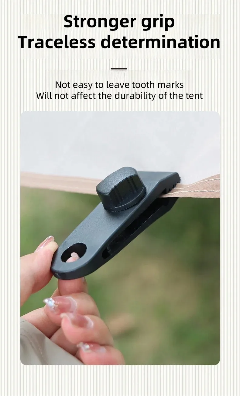 Outdoor Tent Clips Camping Tarpaulin Clamps