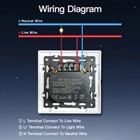 BSEED WIFI Click Switches Wall Smart Click Light Plastic Switches Yellow Backlight Plastic Frame EU Standard Tuya APP Switch - Image 5