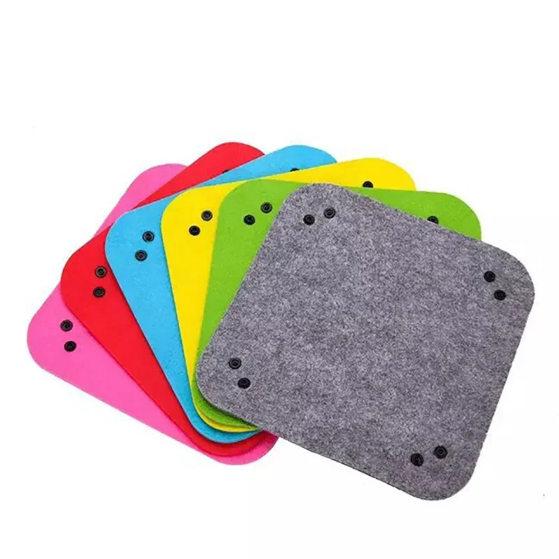 9 Kinds Colors Fabric Felt Folding Square Dice Tray Portable Quadrilateral Dice Box Board Games Storage 25*25cm
