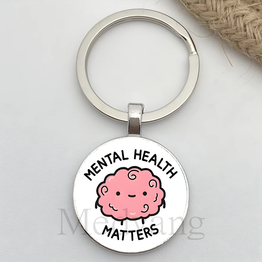 Creative mental health keychain 5