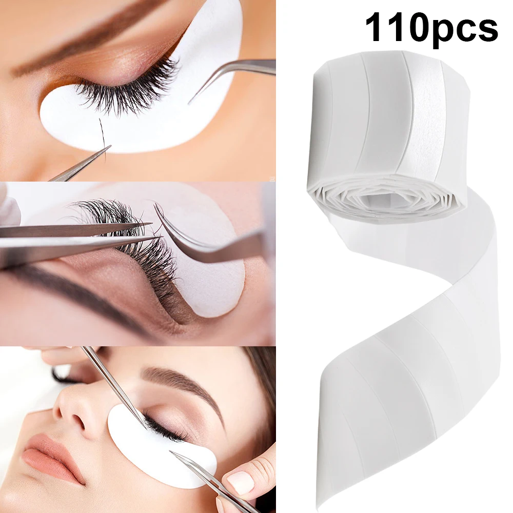 

110pcs Foam Isolation Shims Eyelash Eye Patch Professional Eyelash Extension Breathable Eye Pads Grafting Eyelash Makeup Tools