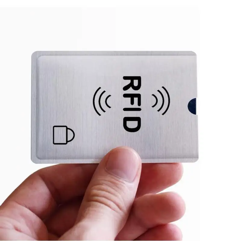 10pcs Anti Scan RFID Blocking Sleeve Credit Card case to Secure Identity ATM Debit Contactless ID Protector Holder