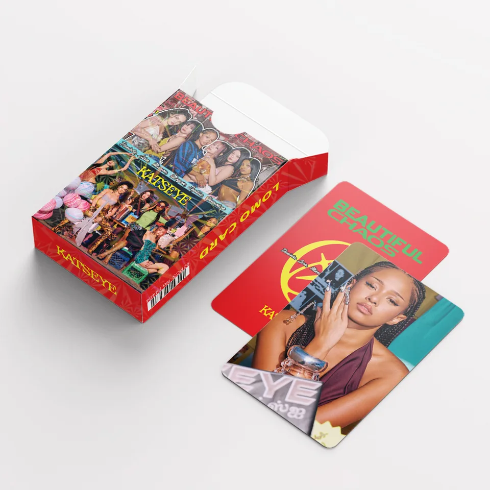 92pcs/Set Kpop KATSEYE Photocard BEAUTIFULCHAOS Album Boxed Card