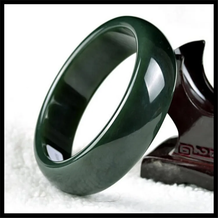 

Natural Hetian Jade Bangles Women Healing Gemstone Fine Jewelry Genuine Green Nephrite Jades Stone Bracelet Bangle Ladies Gifts