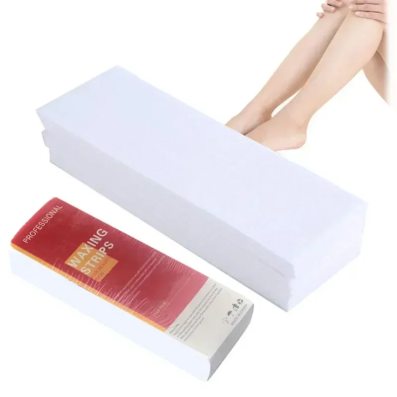 Nail Depilation Paper Beauty Wax White Non-woven Cream 100PCS Disposable