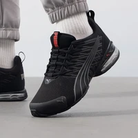 PUMA Voltaic Evo Chaussures de course décontractées basses, texture durable, absorption des chocs, respirantes, unisexe, noir 379601-01 3