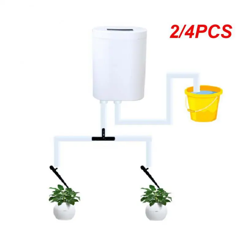 

2/4PCS Pump Automatic Drip Irrigation System Greenhouse Watering Timer Garden Water Pump Controller Potted Plant Watering Device