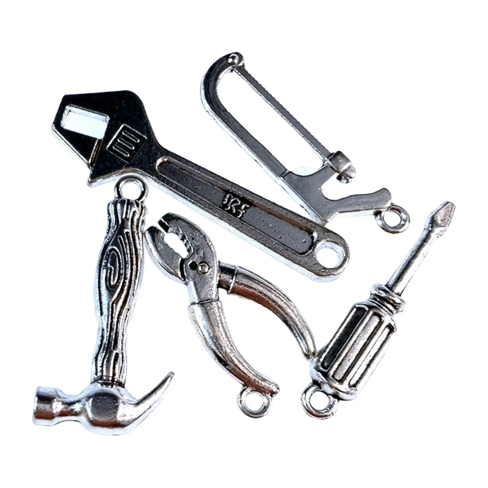

5 Pieces 1:12 Miniature Multi Tool Set Model for Creative Toys Accessory