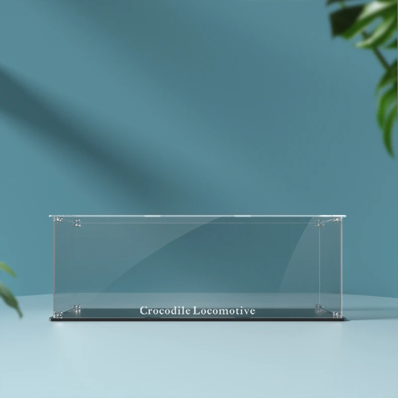 Acrylic Display Box for Lego 10277 Crocodile Locomotive Dustproof Clear Display Case (Toy Bricks Set not Included） 6