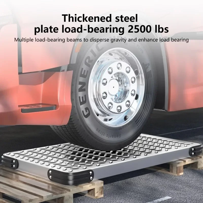 home. Foldable Platform Truck Push Dolly Heavy Duty 2000 lb. Weight Capacity with Brake and 6" 360 Degree Swivel Wheels 4