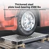 home. Foldable Platform Truck Push Dolly Heavy Duty 2000 lb. Weight Capacity with Brake and 6" 360 Degree Swivel Wheels 4