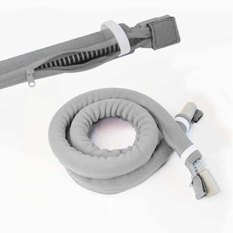1.8m Soft Washable CPAP Hose Tube Cover Zippered Tubing Wrap Pipe Protector Accessory to Prevent Noise & Condensation
