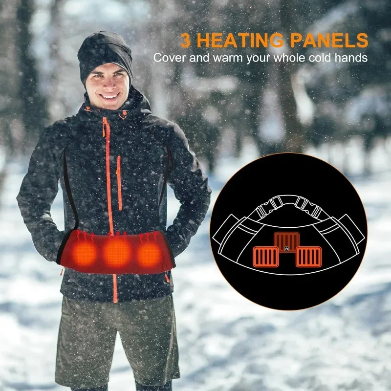 

HAOYUNMA Electronic Heating Hand Warmer Pouch with 10000mAh Rechargeable Battery for Winter Outdoor Hunting Campin