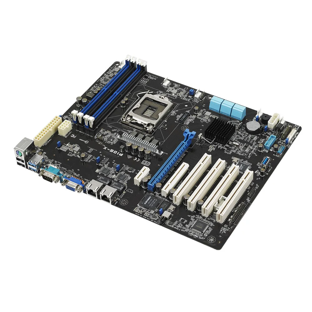 P10S-X Server Motherboard For ASUS 1151 1200 DDR4 6*SATA 3 Support E3-1200 V5 V6 High Quality 6 P10S-X Server Motherboard For ASUS 1151 1200 DDR4 6*SATA 3 Support E3-1200 V5 V6 High Quality - Image 4