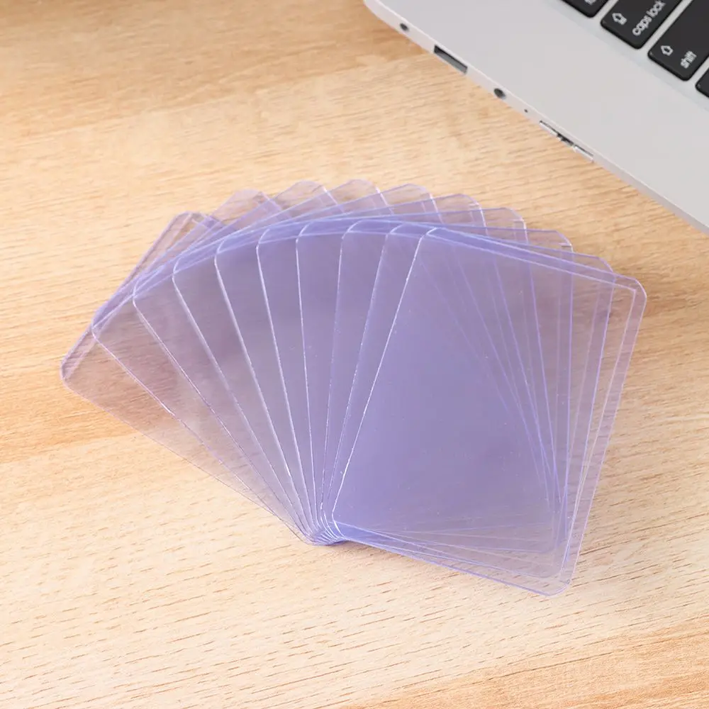 30 Pcs Card Holder Clear Protective Sleeves for Collectible Trading Basketball Sports Cards 35PT Rigid Plastic 30 pcs card holder clear protective sleeves for collectible trading basketball sports cards 35pt rigid plastic