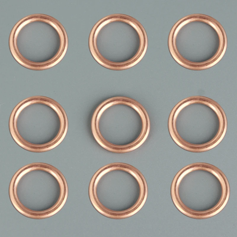 Oil Drain Plug Gasket M14Car Oil Pan Drain Gasket Drainage Bolt Pad Aluminum/ Copper Oil Drain Plug Gasket Replaceable Accessories For Volkswagen Audi oil drain plug seal washer