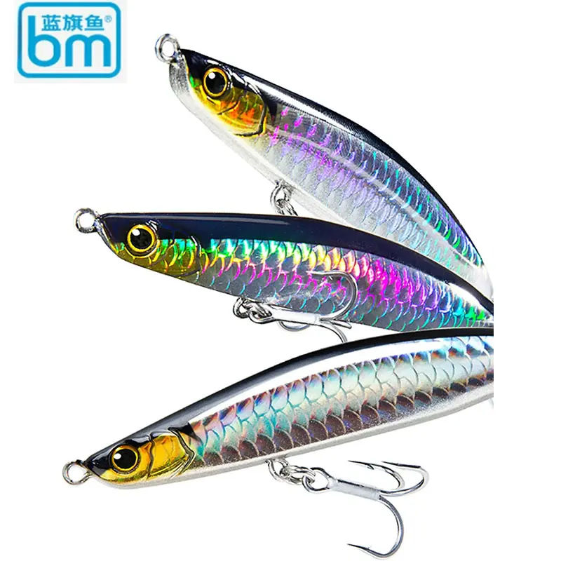 BM 13g 15g 18g Submerged Pencil Ultra-long-distance Throwing All-water Leaning Bass Mandarin Fish Bait Luya