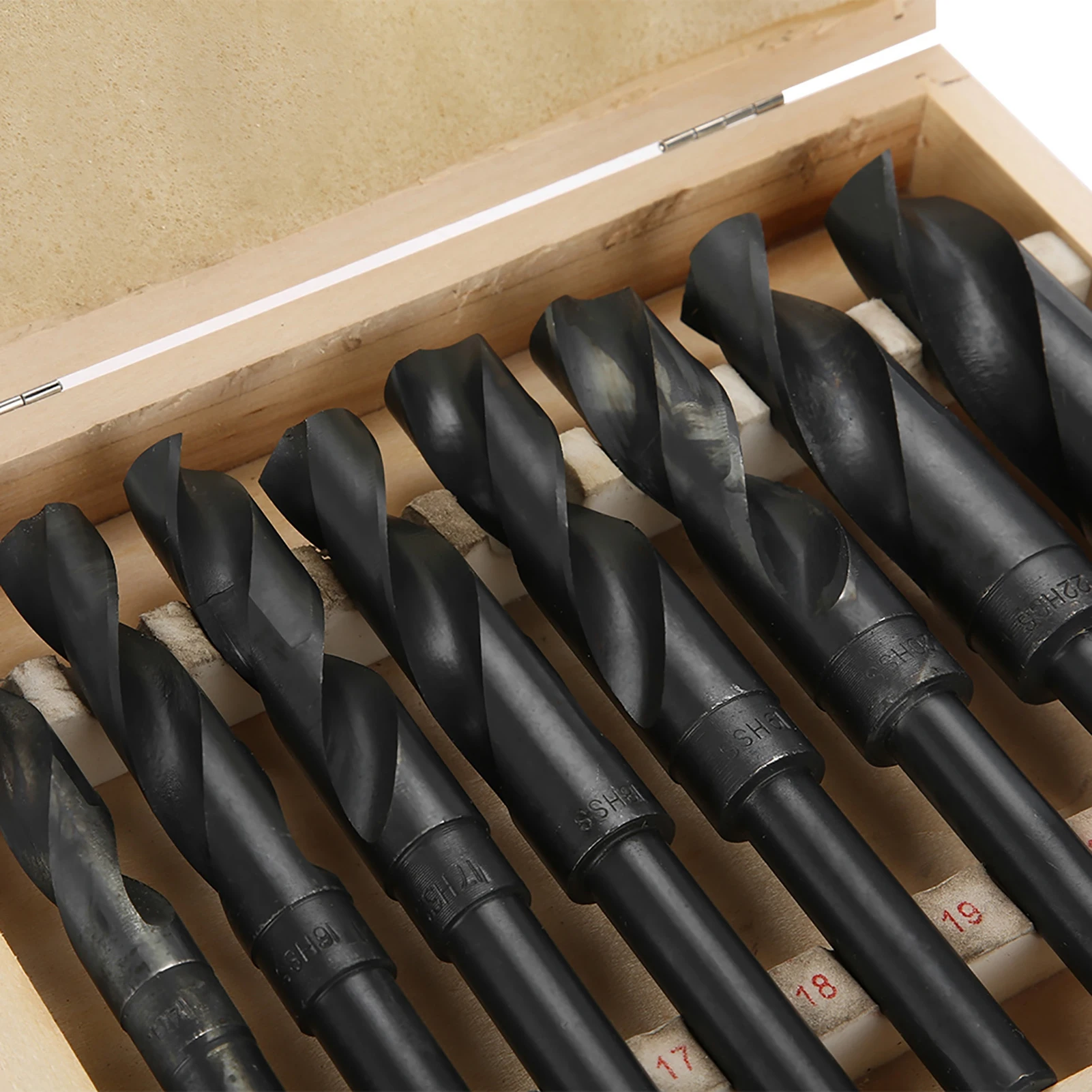 8PCS/Lot 14-25mm High Speed Carbon Steel Drill Bits HSS Reduced Shank HSS  Drill Bits HSS Drill Bit Twists Drill Bit