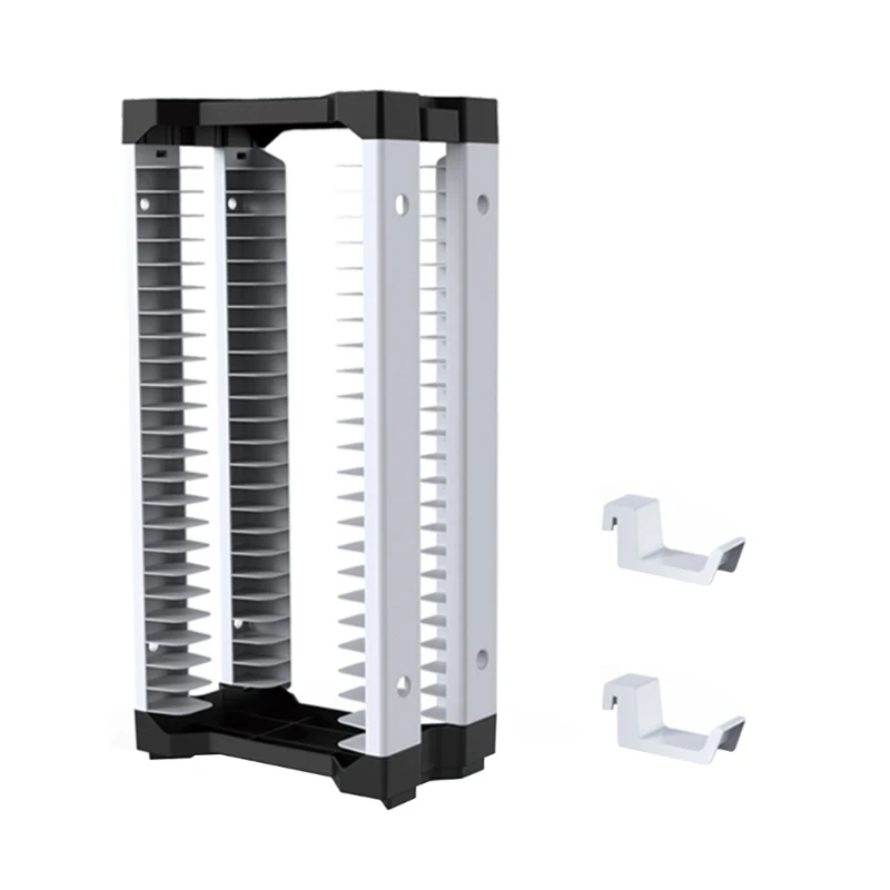 

G5AA Multifunctional Video Game Storage Stand Tower for PS4 Switch XboxOne Stability Game Card Storage Tower Holders