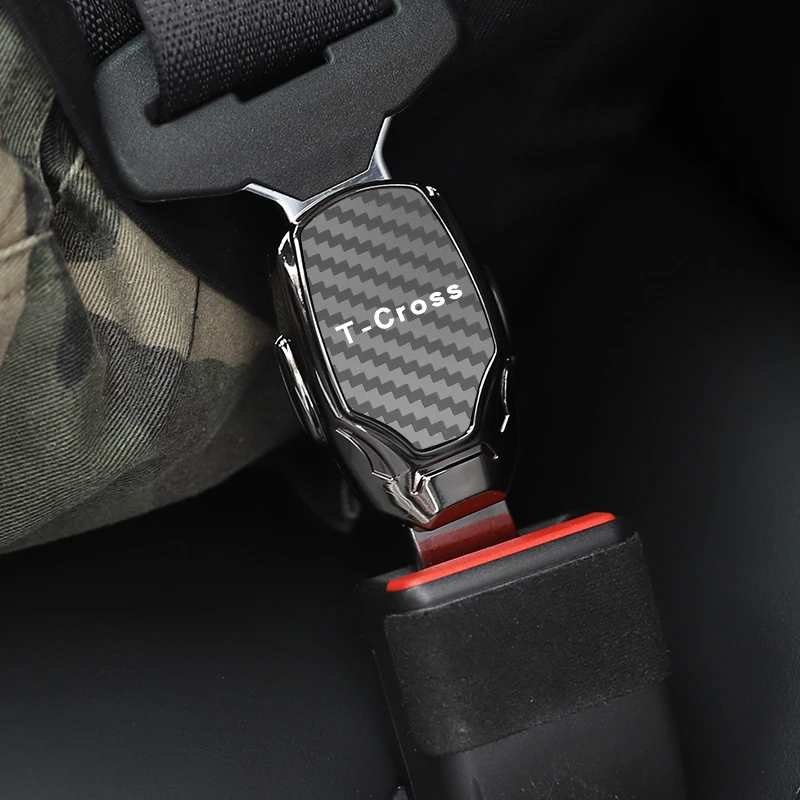 1pcs Car seat belt locker carabiner extender insurance belt insert buckle for VW T-CROSS
