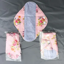 Reusable Cotton Washable Adult Diaper with Leak - Preventing Liner for Incontinence and Feminine Hygiene (B - 1PCS)