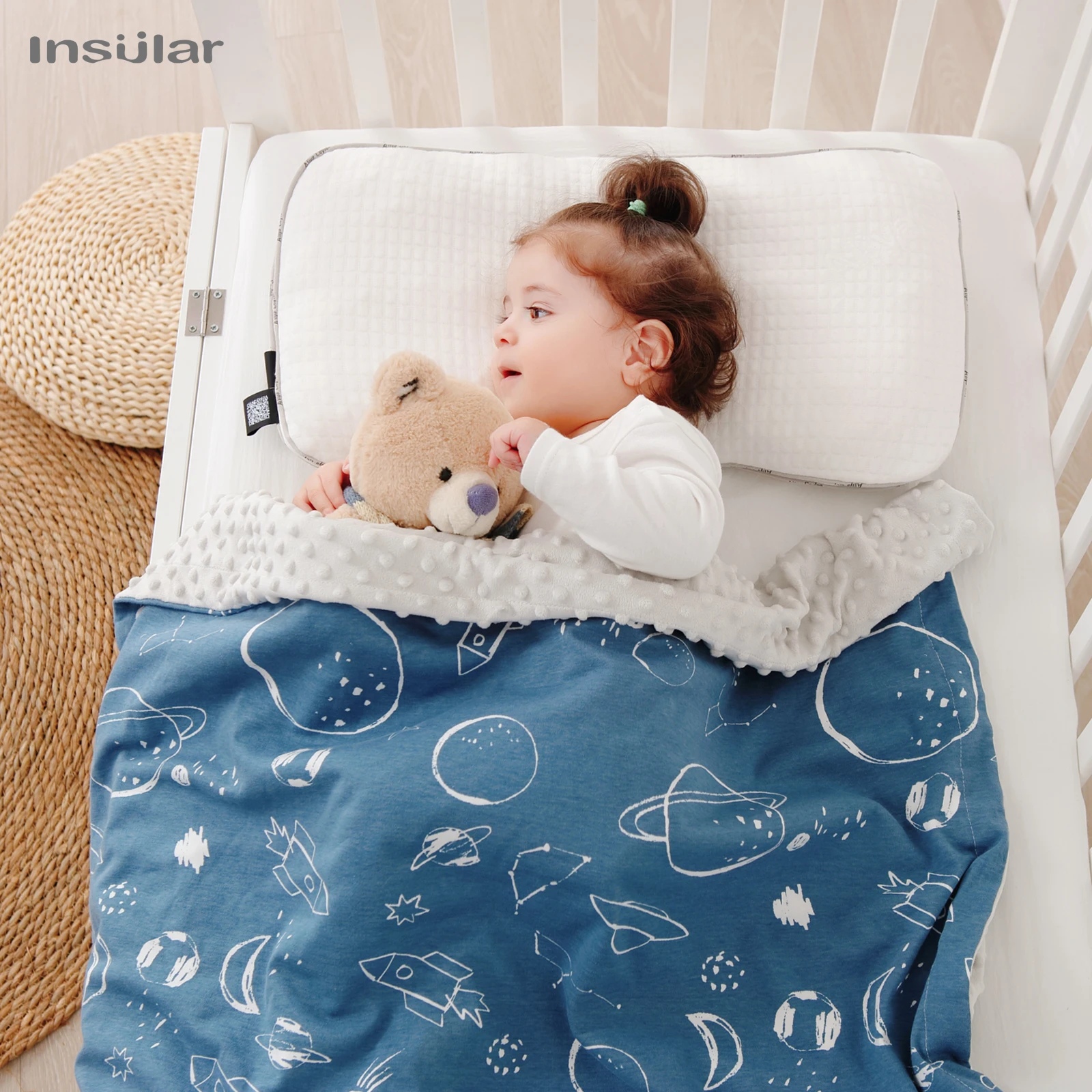 

Insular Baby Blankets Unisex Newborn Thick Super Soft Comfy Blankets for Toddler Baby Nursery Bed Blanket Stroller Crib Sheet