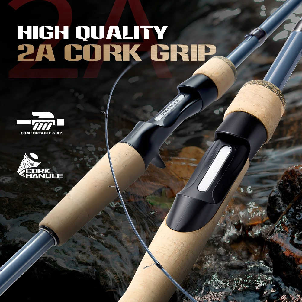 CYLIUS GEAROID All Purpose Fishing Rods Spinning Casting 2 Section