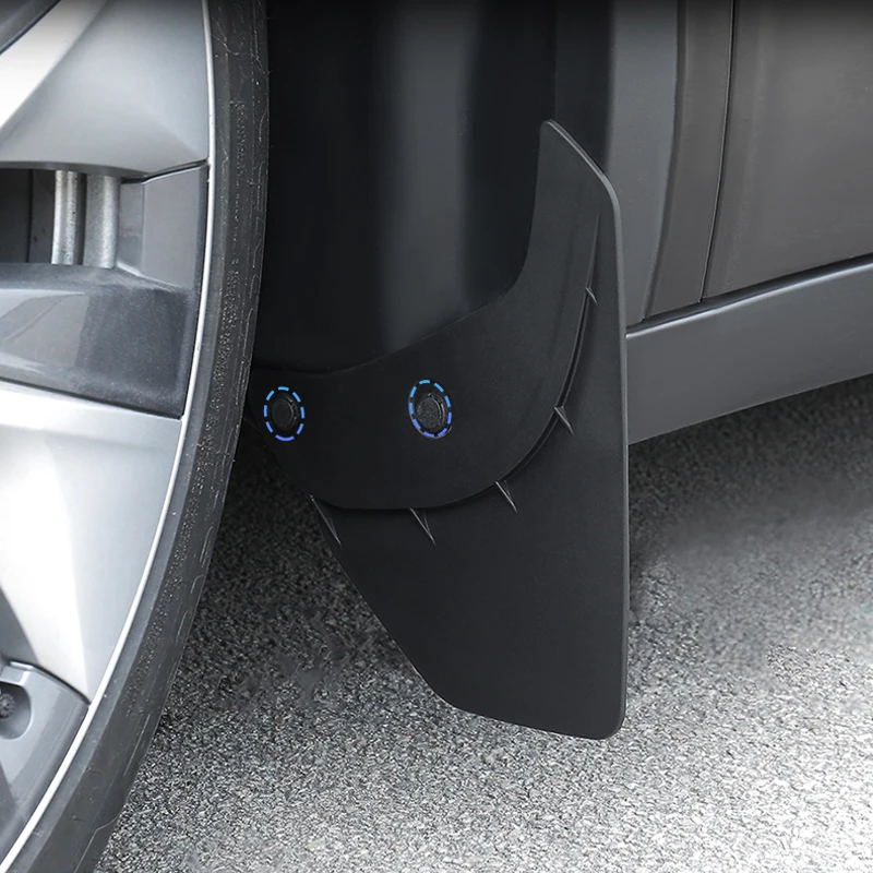 Avant + arrière sourcil de roue de voiture garde-boue garde-boue bavette  anti-éclaboussures pour Tesla Model Y 2021 - AliExpress