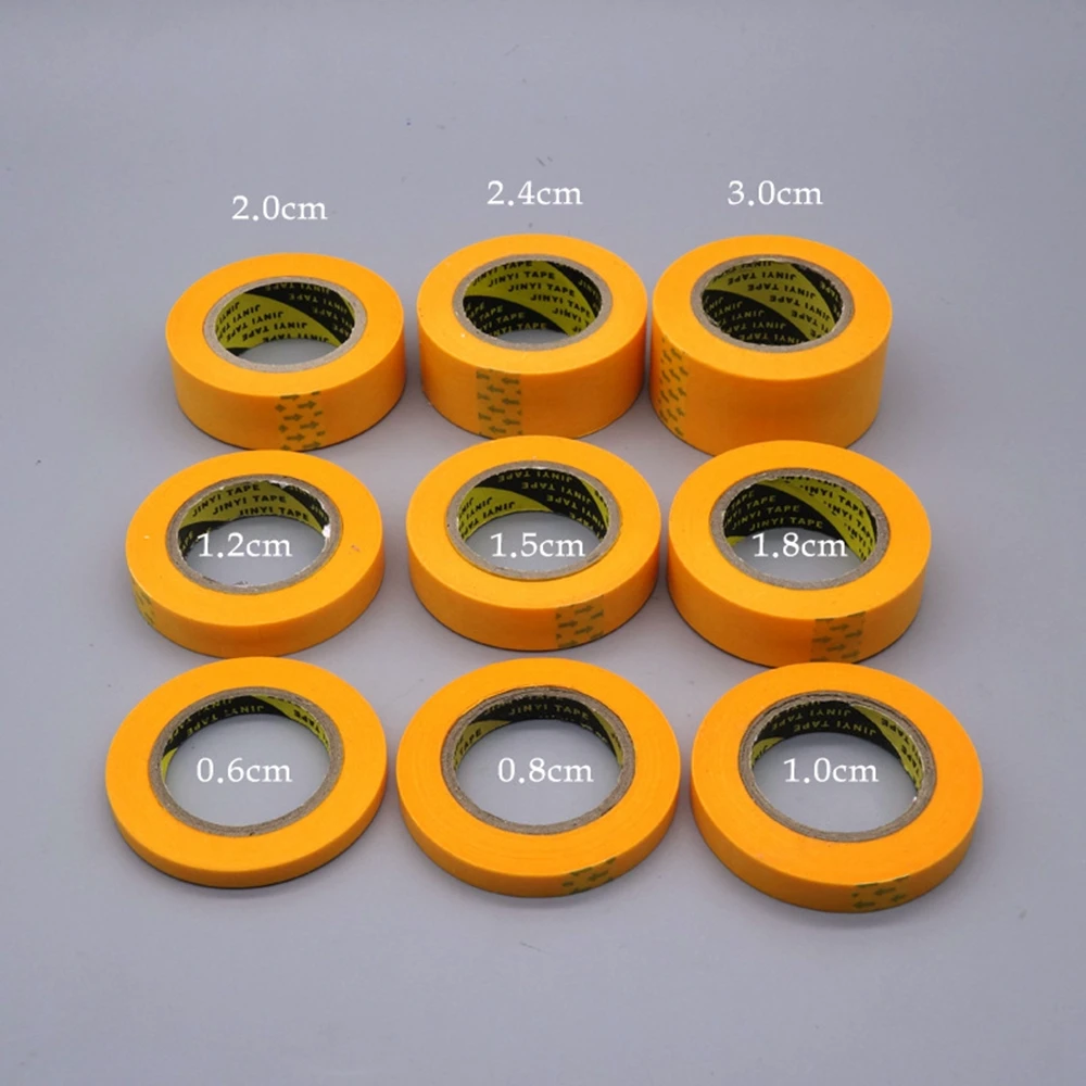 Masking Tape 1/4/6/9 Rolls Precision Model Masking Tape Fine Line DIY Cover Tape for Model Hobby Tool Set Width 6/8/10/12/15/18/20/24/30mm