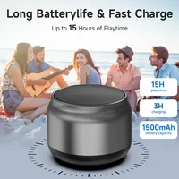 M1 Portable Bluetooth Speaker Music Stereo Surround Mini USB Outdoor Subwoofer Speaker Audio Player Speaker Microphone 3