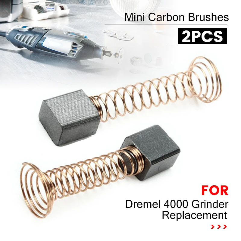 

2 шт./10 шт., графитовые щётки для Dremel 6,3