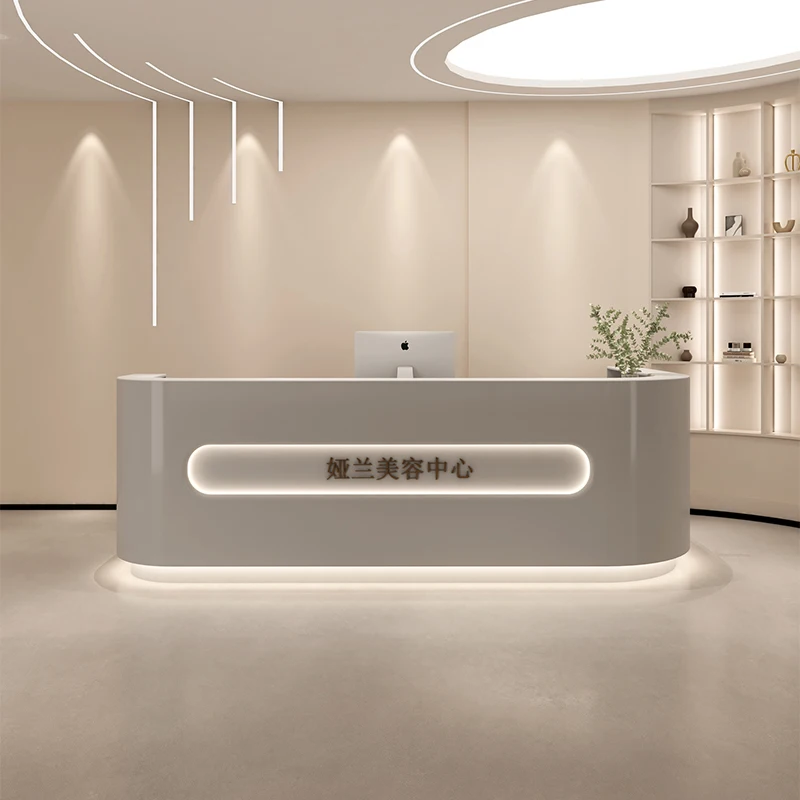 Scrivanie Per Reception In Contanti Per Ufficio Bancone Studio Bar Di Lusso Reception Ospedaliera Reception Mobile Bancone Mobili Minimalisti