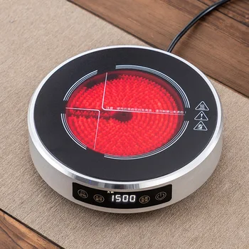 1500W Electric Ceramic Stove Smart Tea Stove 8 Gear Boiling Water Heater Portable Coffee Electric Hot Plates Auto Keep Warm 220V 1